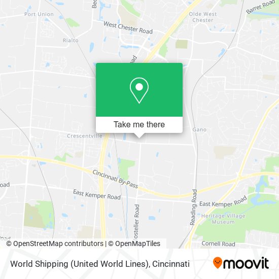 World Shipping (United World Lines) map