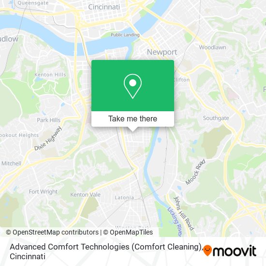 Mapa de Advanced Comfort Technologies (Comfort Cleaning)