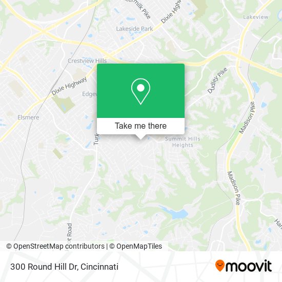 300 Round Hill Dr map
