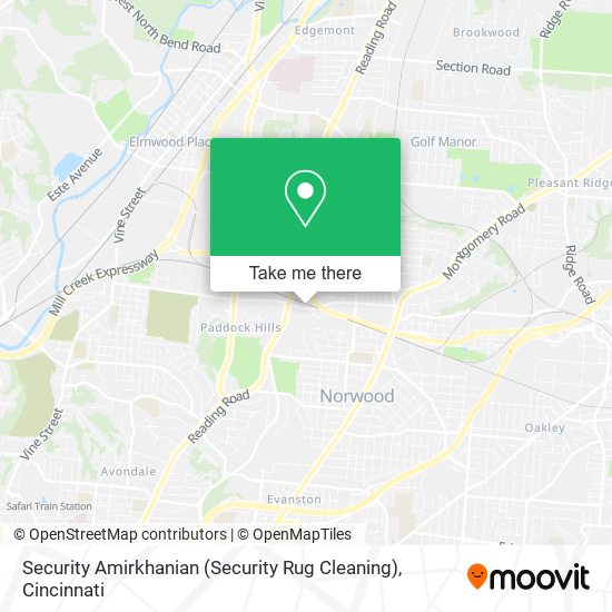 Security Amirkhanian (Security Rug Cleaning) map