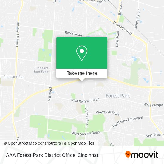 Mapa de AAA Forest Park District Office