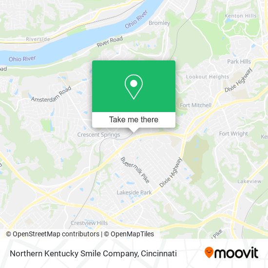 Mapa de Northern Kentucky Smile Company