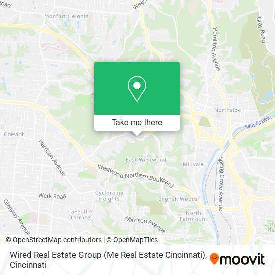 Wired Real Estate Group (Me Real Estate Cincinnati) map