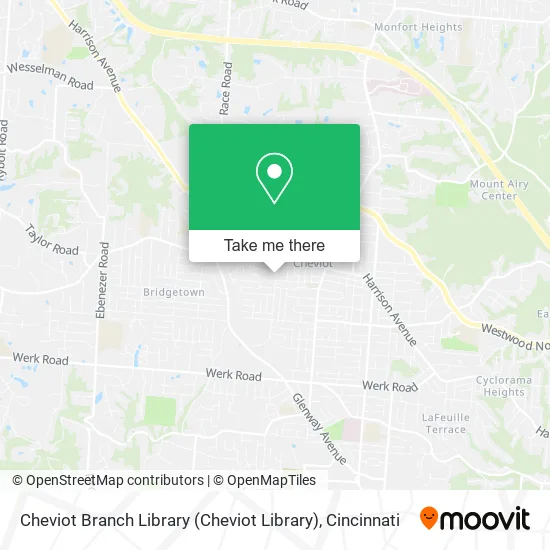 Mapa de Cheviot Branch Library (Cheviot Library)