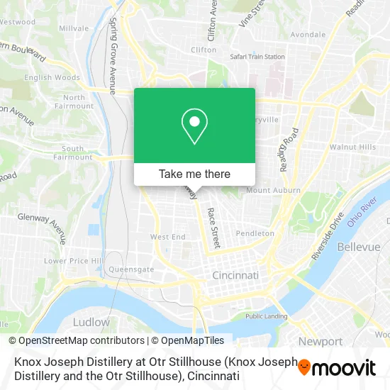 Knox Joseph Distillery at Otr Stillhouse (Knox Joseph Distillery and the Otr Stillhouse) map