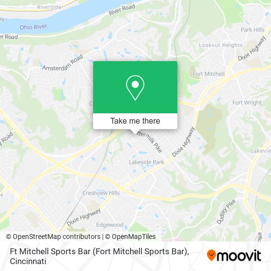 Mapa de Ft Mitchell Sports Bar