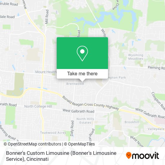 Mapa de Bonner's Custom Limousine