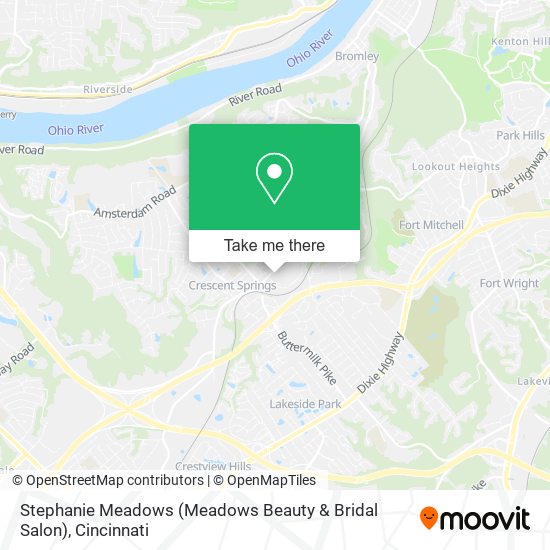 Mapa de Stephanie Meadows (Meadows Beauty & Bridal Salon)