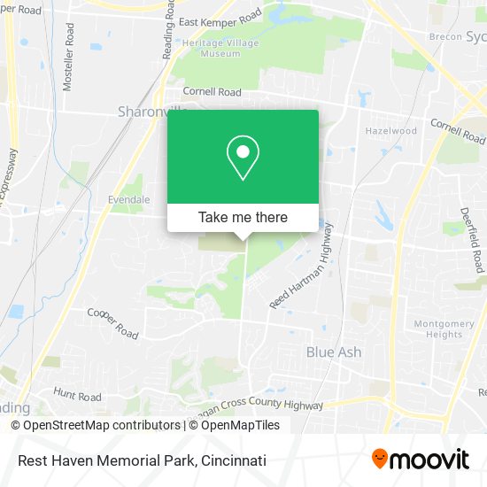 Rest Haven Memorial Park map