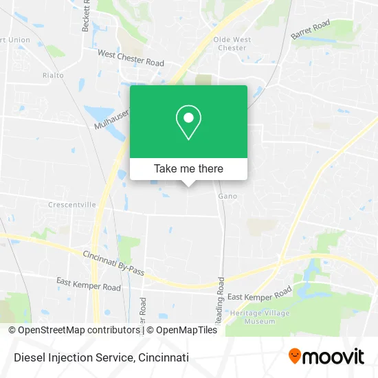 Diesel Injection Service map