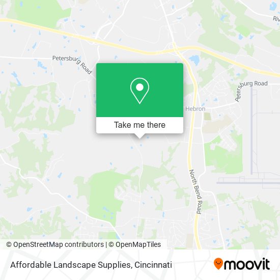 Mapa de Affordable Landscape Supplies