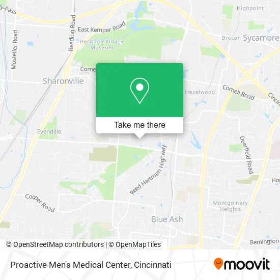 Proactive Men's Medical Center map