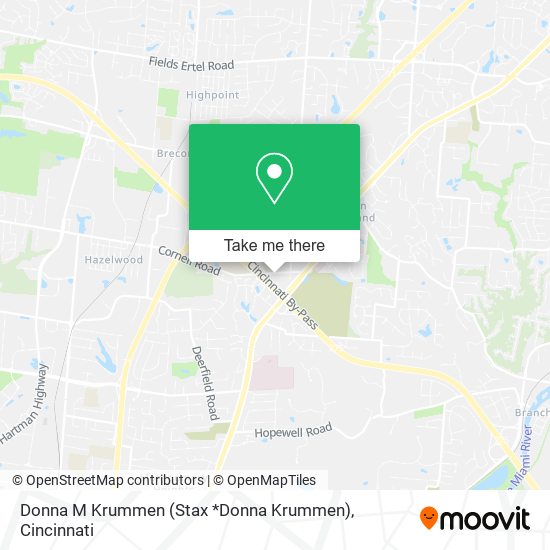 Donna M Krummen (Stax *Donna Krummen) map