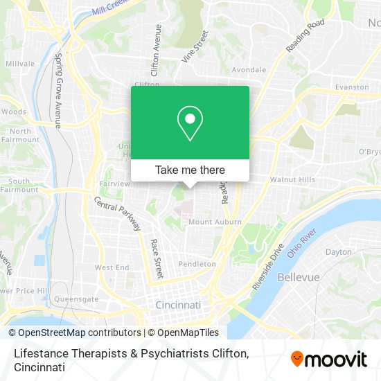 Mapa de Lifestance Therapists & Psychiatrists Clifton