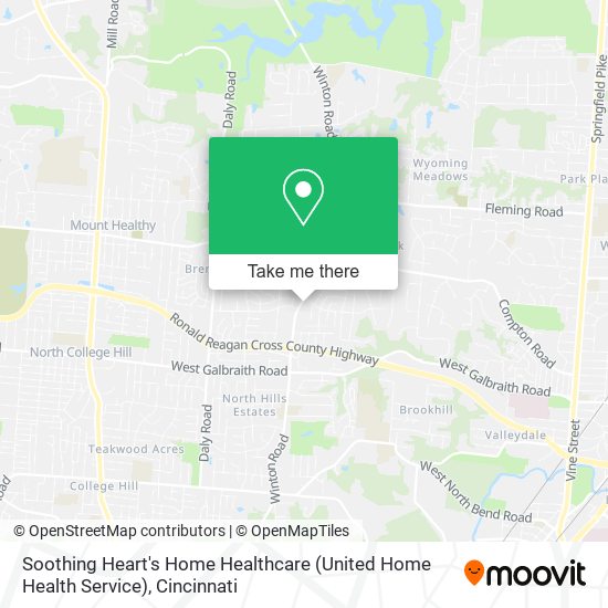 Soothing Heart's Home Healthcare (United Home Health Service) map