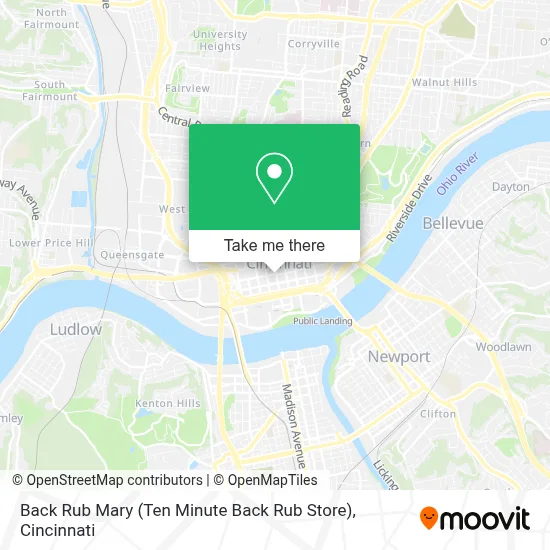 Back Rub Mary (Ten Minute Back Rub Store) map