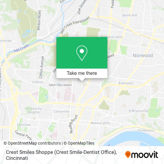 Mapa de Crest Smiles Shoppe (Crest Smile-Dentist Office)