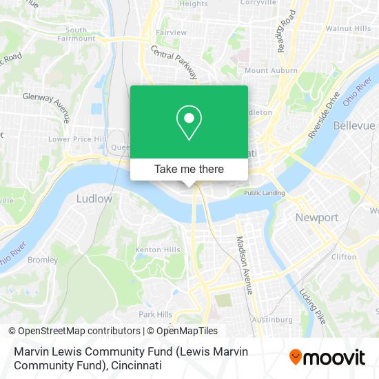 Mapa de Marvin Lewis Community Fund