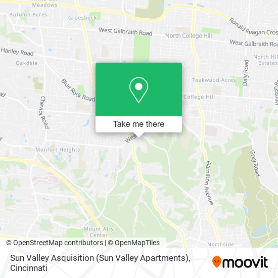 Mapa de Sun Valley Asquisition (Sun Valley Apartments)