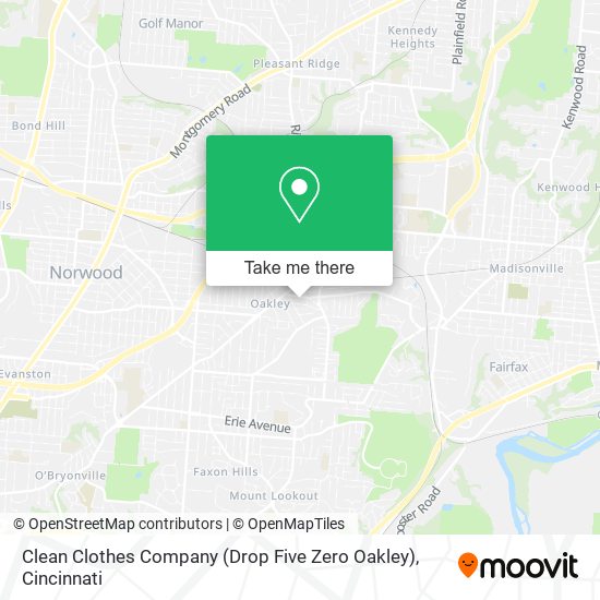 Clean Clothes Company (Drop Five Zero Oakley) map