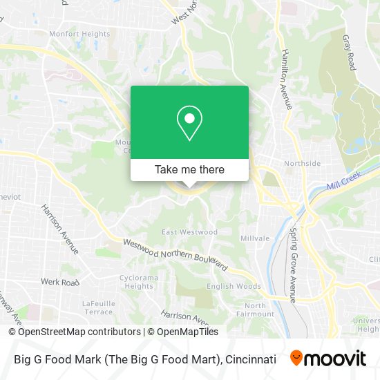 Mapa de Big G Food Mark (The Big G Food Mart)