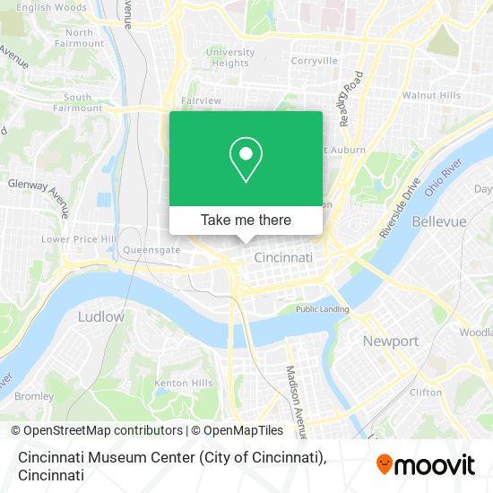 Mapa de Cincinnati Museum Center (City of Cincinnati)