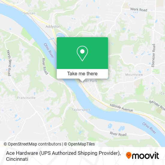 Ace Hardware (UPS Authorized Shipping Provider) map