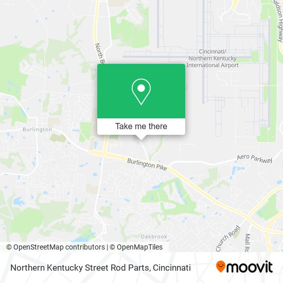 Northern Kentucky Street Rod Parts map