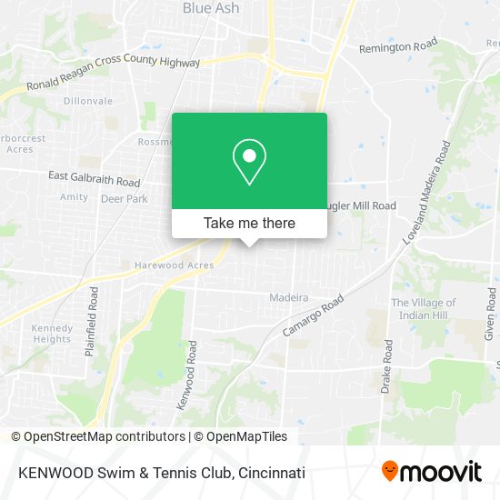 Mapa de KENWOOD Swim & Tennis Club