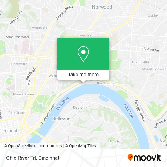 Ohio River Trl map