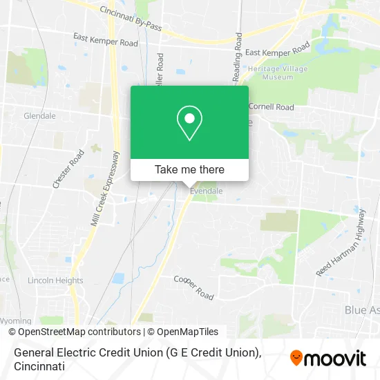 Mapa de General Electric Credit Union (G E Credit Union)