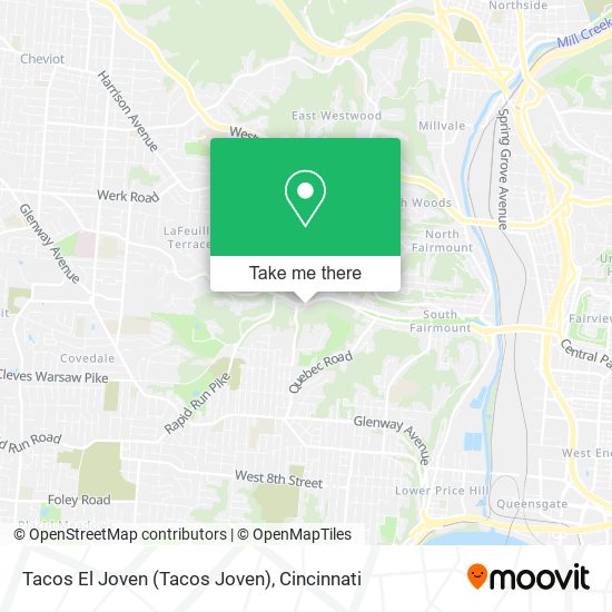 Mapa de Tacos El Joven (Tacos Joven)