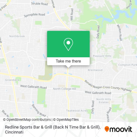 Mapa de Redline Sports Bar & Grill (Back N Time Bar & Grill)