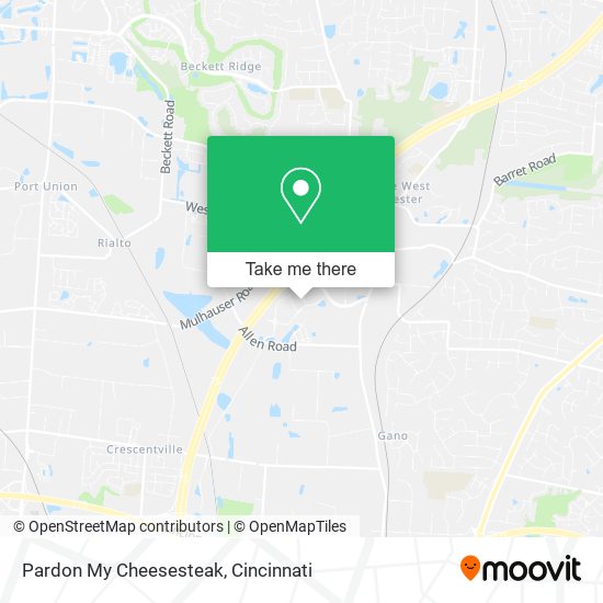 Pardon My Cheesesteak map