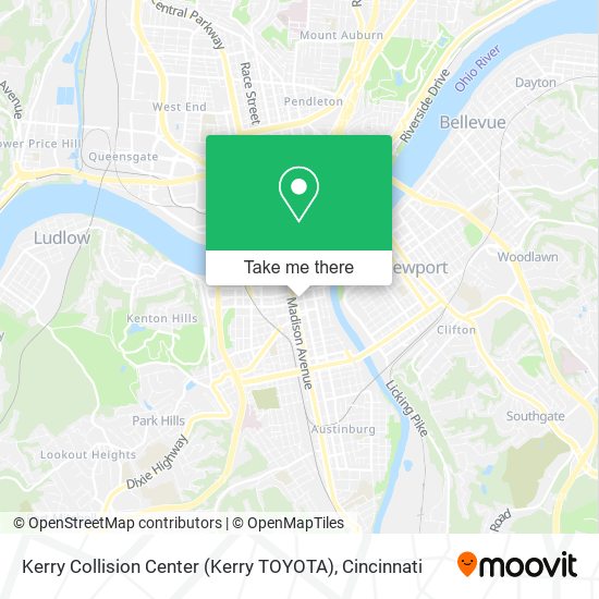 Mapa de Kerry Collision Center (Kerry TOYOTA)