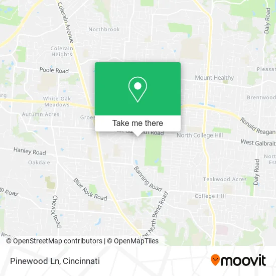 Pinewood Ln map
