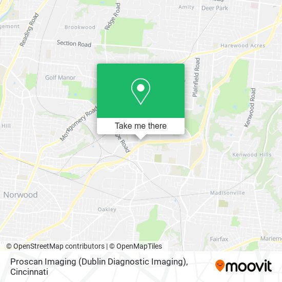 Proscan Imaging (Dublin Diagnostic Imaging) map