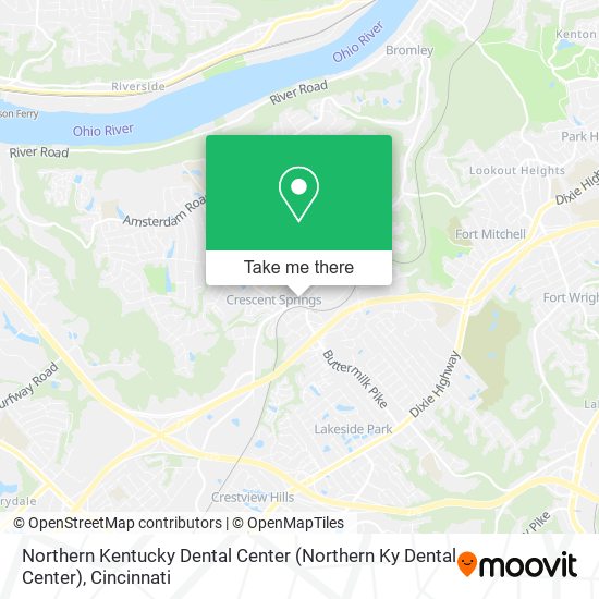 Mapa de Northern Kentucky Dental Center