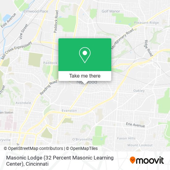 Masonic Lodge (32 Percent Masonic Learning Center) map