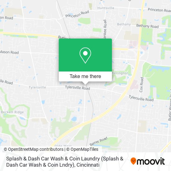 Splash & Dash Car Wash & Coin Laundry map