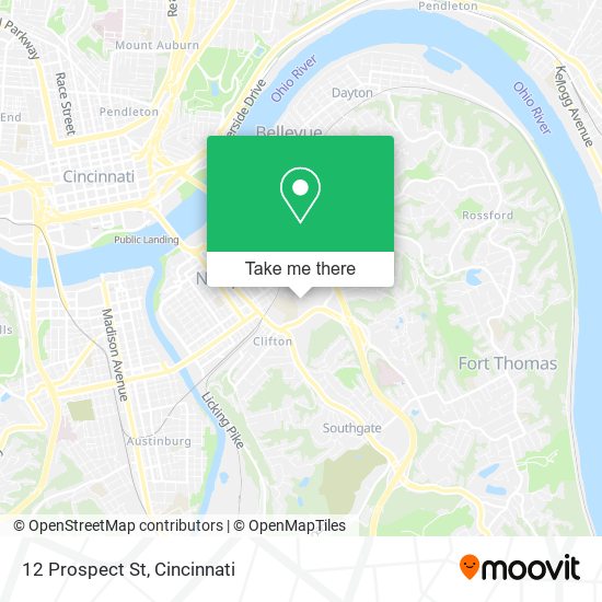 Mapa de 12 Prospect St