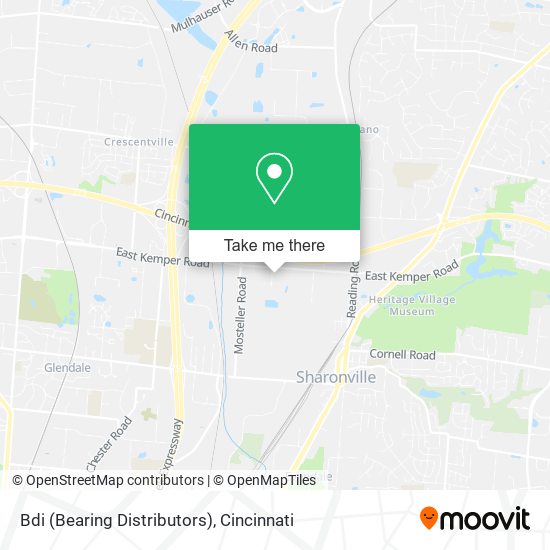 Mapa de Bdi (Bearing Distributors)