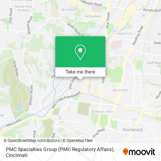 Mapa de PMC Specialties Group (PMC Regulatory Affairs)