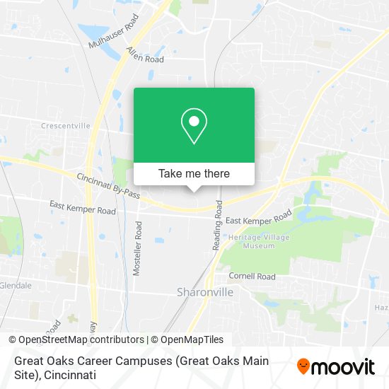 Great Oaks Career Campuses (Great Oaks Main Site) map