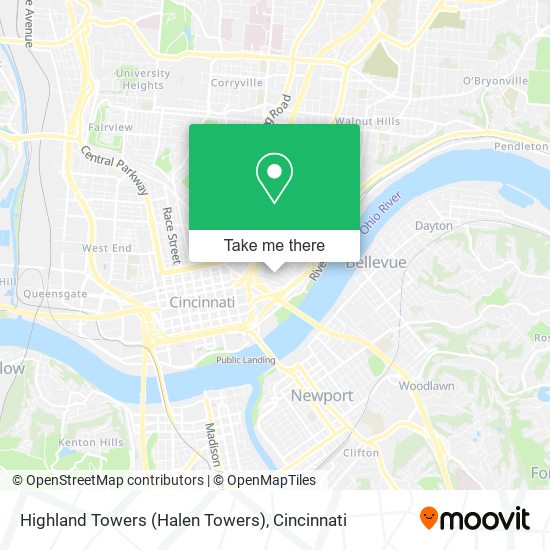 Mapa de Highland Towers (Halen Towers)