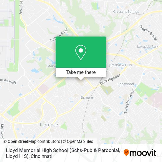 Lloyd Memorial High School (Schs-Pub & Parochial, Lloyd H S) map