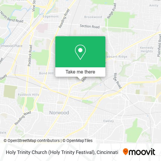 Mapa de Holy Trinity Church (Holy Trinity Festival)