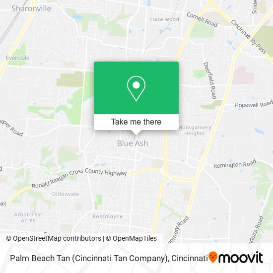 Mapa de Palm Beach Tan (Cincinnati Tan Company)