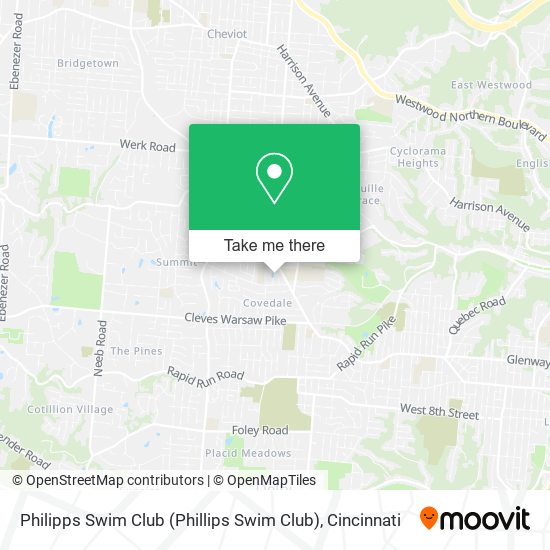 Mapa de Philipps Swim Club (Phillips Swim Club)