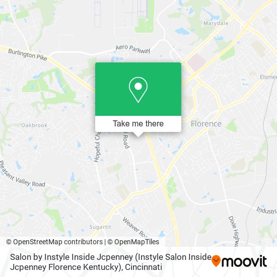 Salon by Instyle Inside Jcpenney (Instyle Salon Inside Jcpenney Florence Kentucky) map